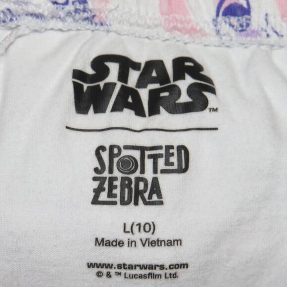 Spotted Zebra Star Wars Tie Dye Print Tiered Ruffle Girls Skort - Picture 5 of 7